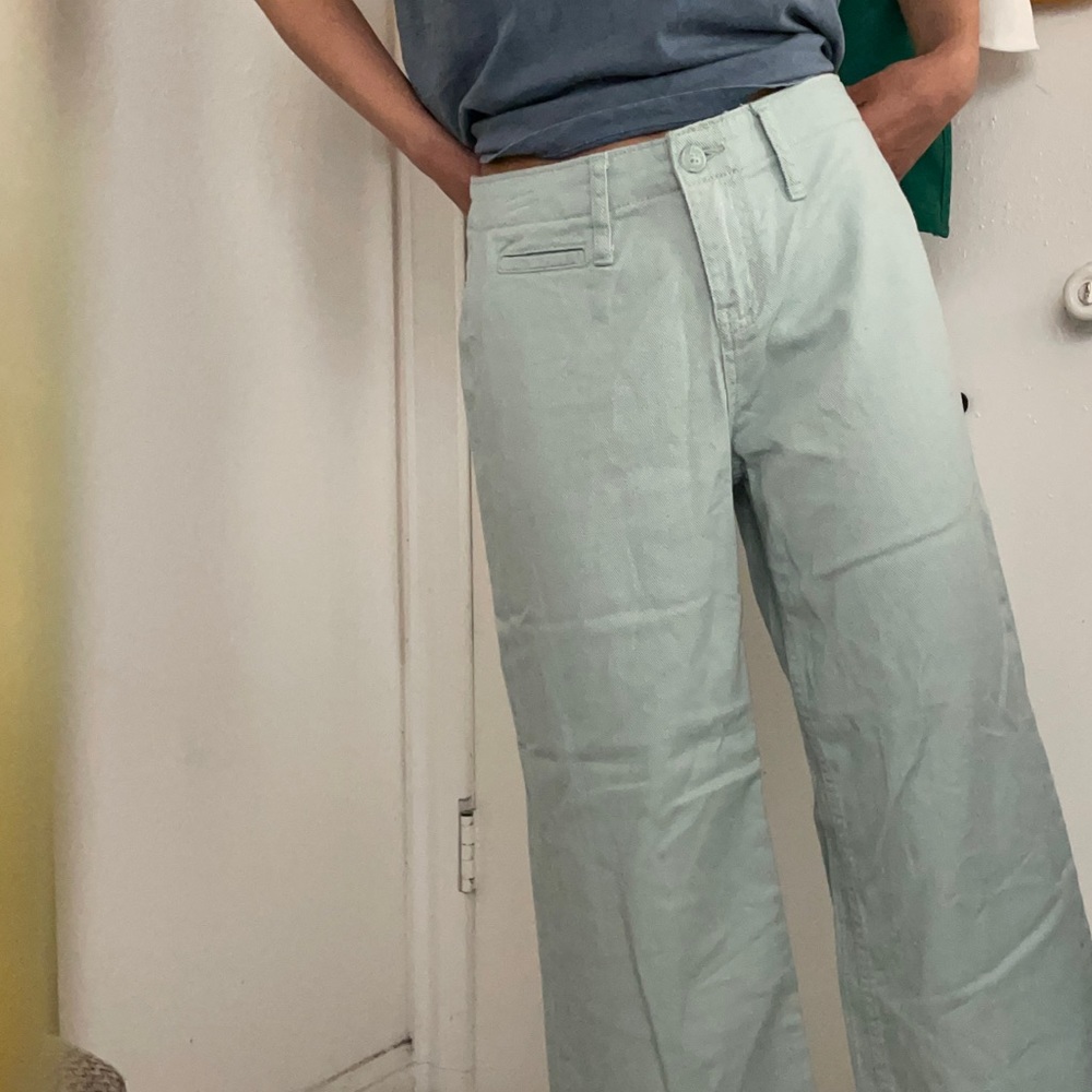 Wide leg jeans